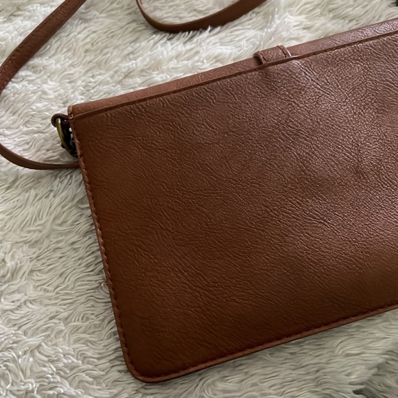 Camel envelope shoulder bag/cross body - Picture 3 of 5